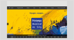 Desktop Screenshot of printempsmusicalsilly.be